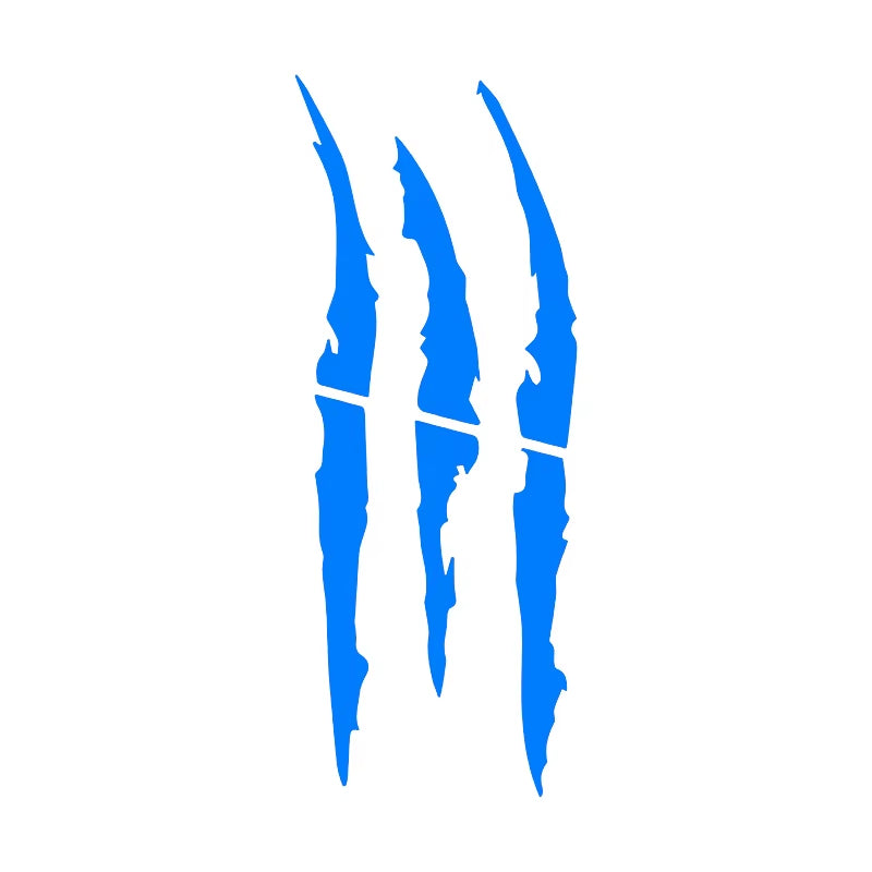 Motorcycle Car Sticker Universal Monster Claw Scratched Stripe Decal Marker Reflective Waterproof Moto Decoration Accessories