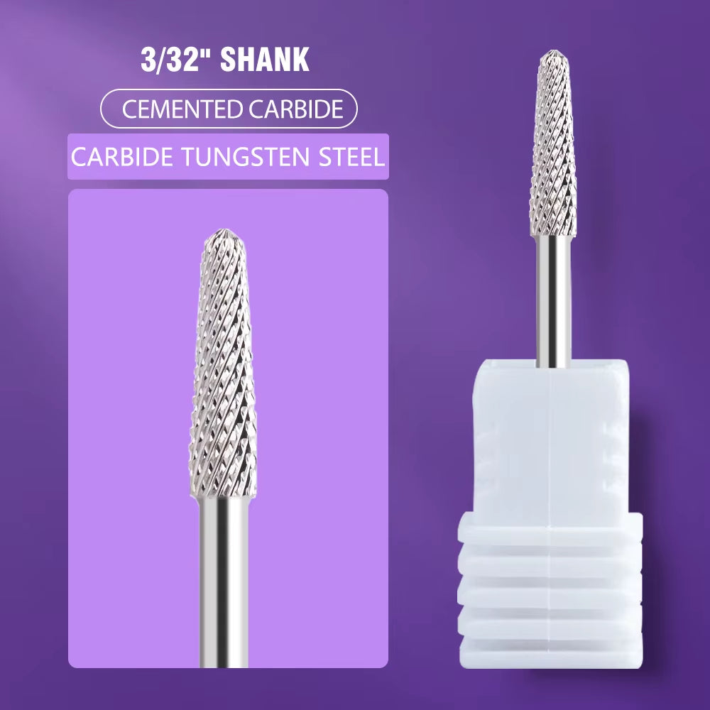 1Pc Nail Drill Bit Rotate Burr Milling Nail Cutter Bits Electric Drill Machine for Manicure Pedicure Tools